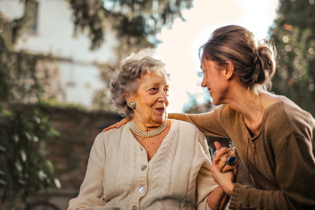 elderly woman